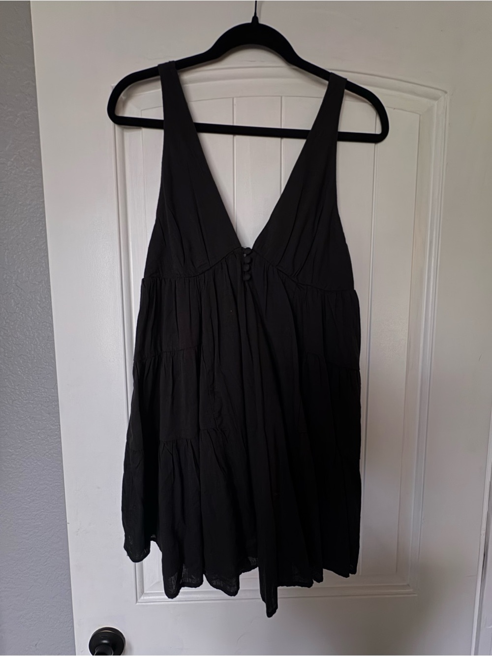 Urban Outfitters Black Tiered V-Neck Camisole
